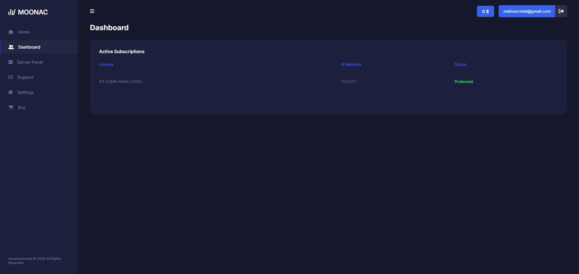 Dashboard